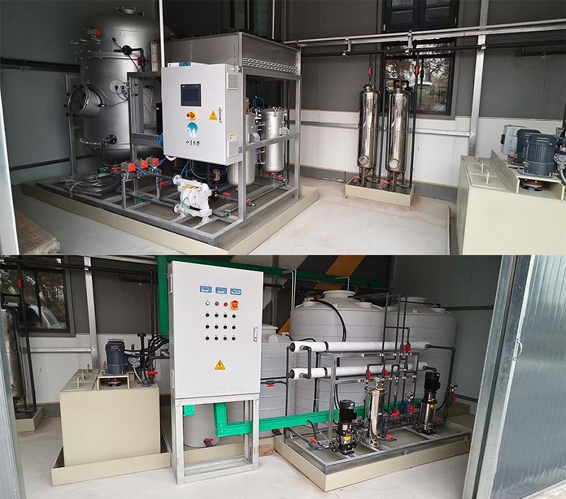 熒光檢測廢水和酸堿廢水零排放項目現場