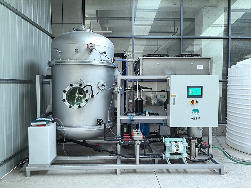 水清木華低溫蒸發(fā)器處理化學(xué)鎳廢液現(xiàn)場