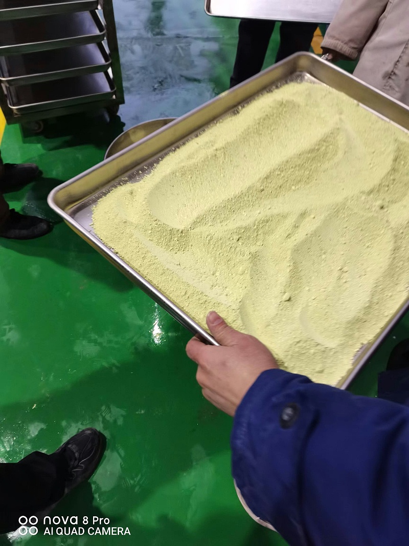 低溫刮板蒸發器處理后的干燥固體結晶鹽